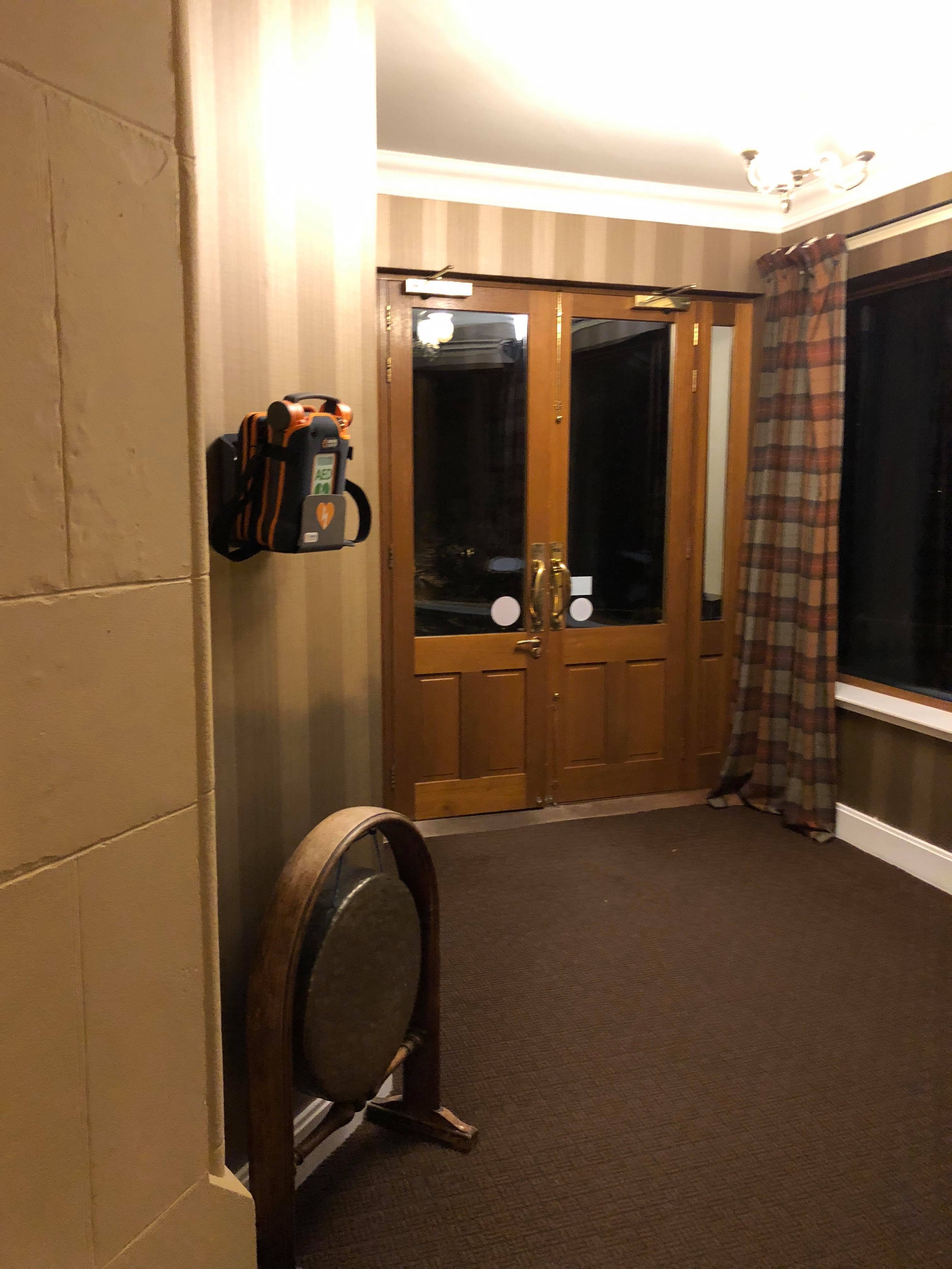Defib at Cuillin Hills Hotel