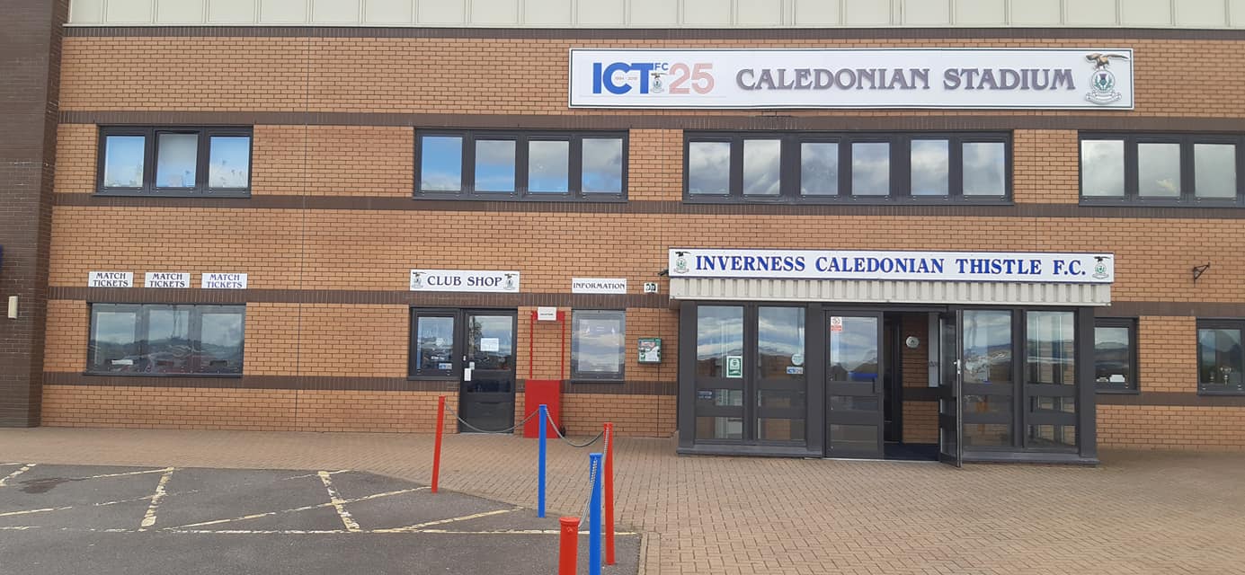 Inverness Caledonian Thistle Football Club entrance