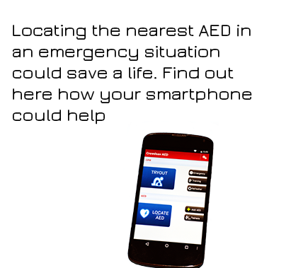 Mobile App CrowdSav AED Scotland Save A Life Locator