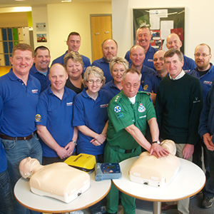 Volunteers Saving Lives Lucky2BHere NHS Highland Paramedics Trainers
