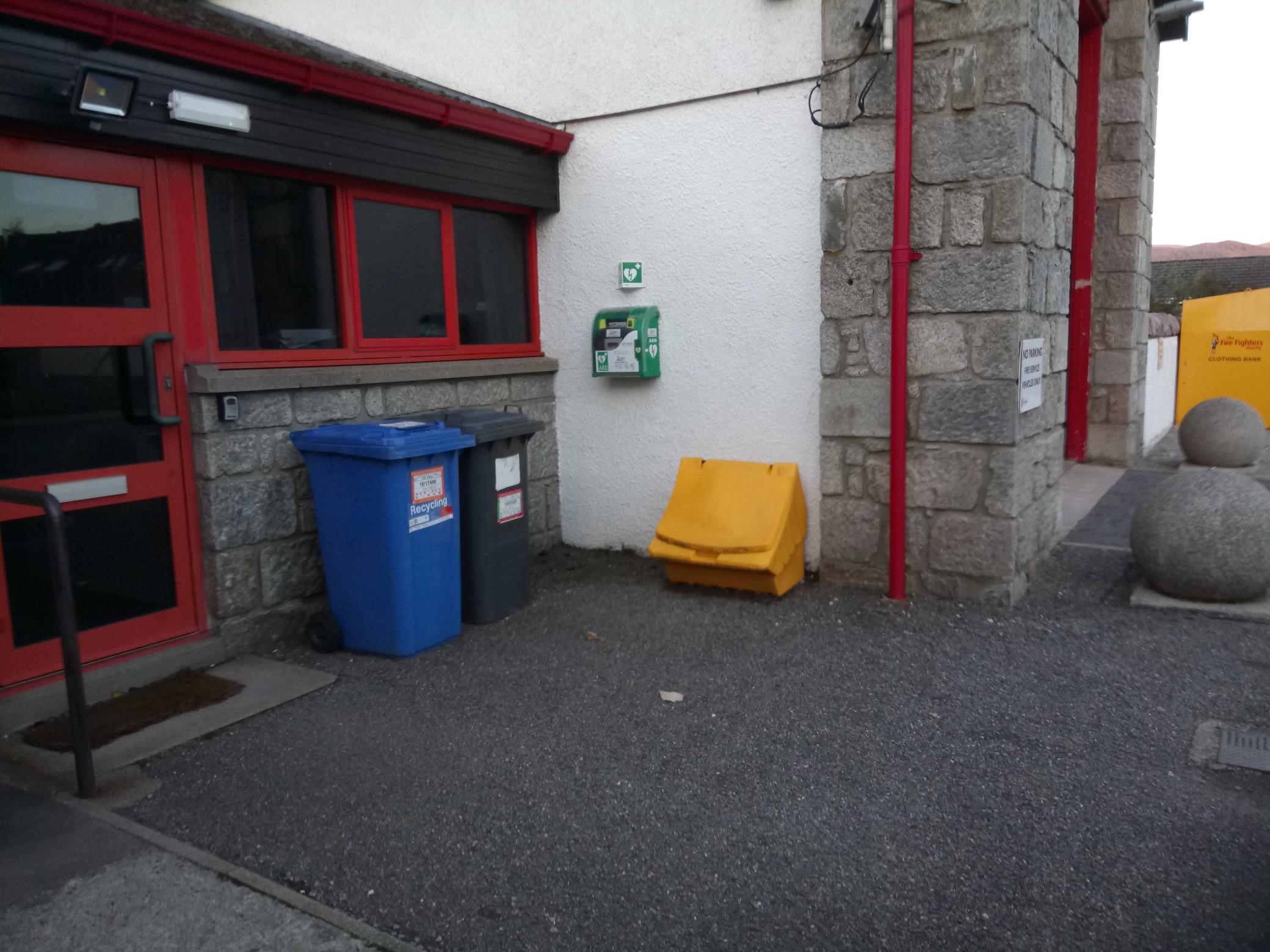Defib at Aviemore Fire Station